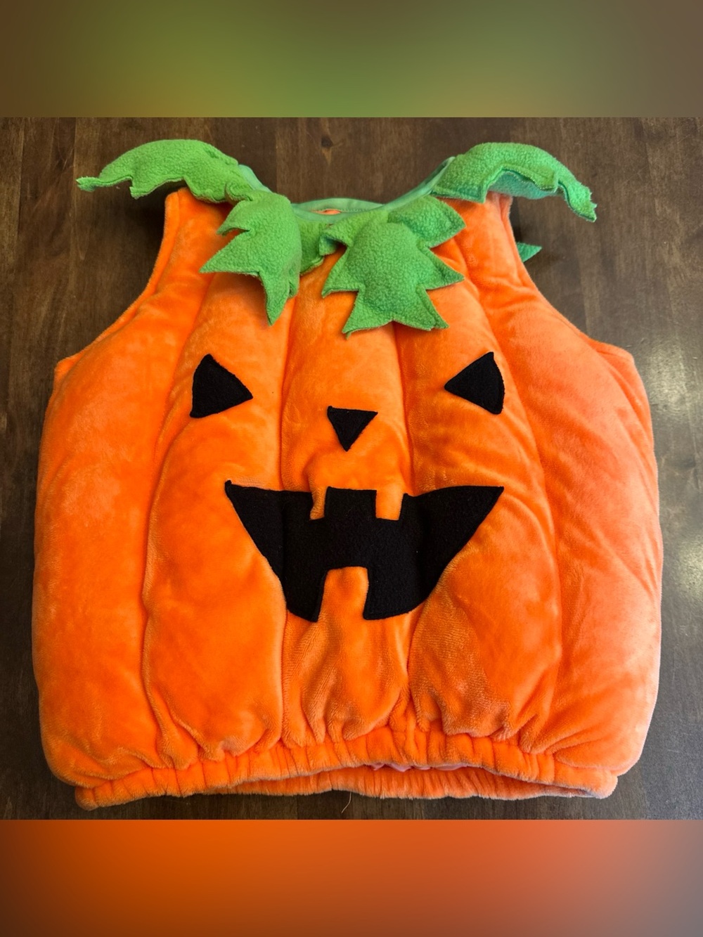 Hallows Eve Baby 12 Month Pumpkin Halloween Trick or Treat Costume No Hat